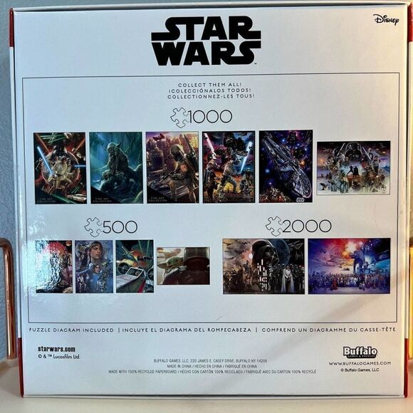 $10⚜️ Star Wars - The Mandalorian - Baby Yoda - The Child - 500 piece Puzzle - Picture 2 of 3